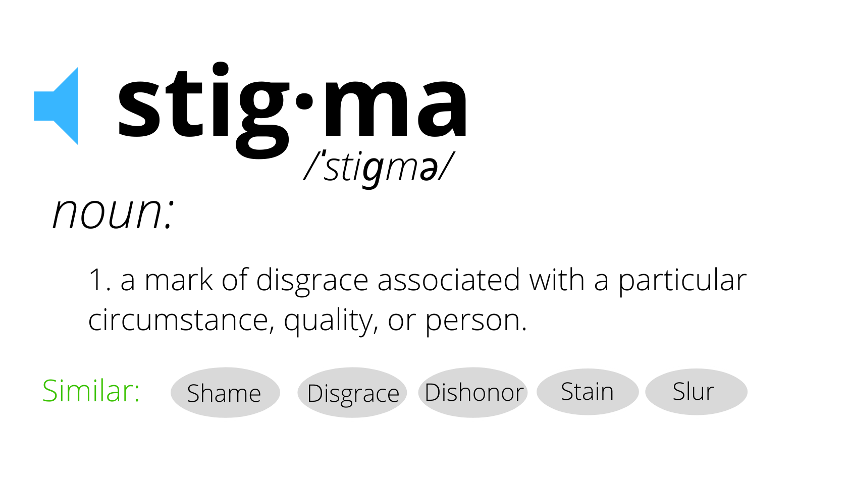 stigma definition